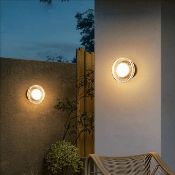 Akshara LED Wall Lamp IP65 Waterproof Aluminum Matte Black - 1pc