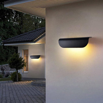 Vera LED Wall Lamp Waterproof Curved Structure Indoor - White