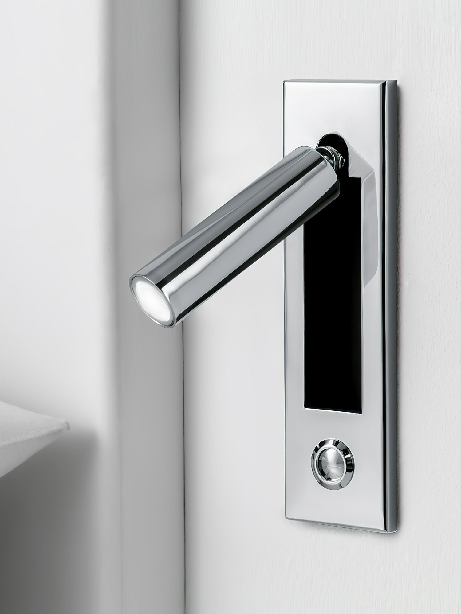 Flush Mount Sconce Adjustable Light Clean Minimalist Look - ML - 517 - 9 - Dia 5cm x H 15.5cm square (Hidden switch)