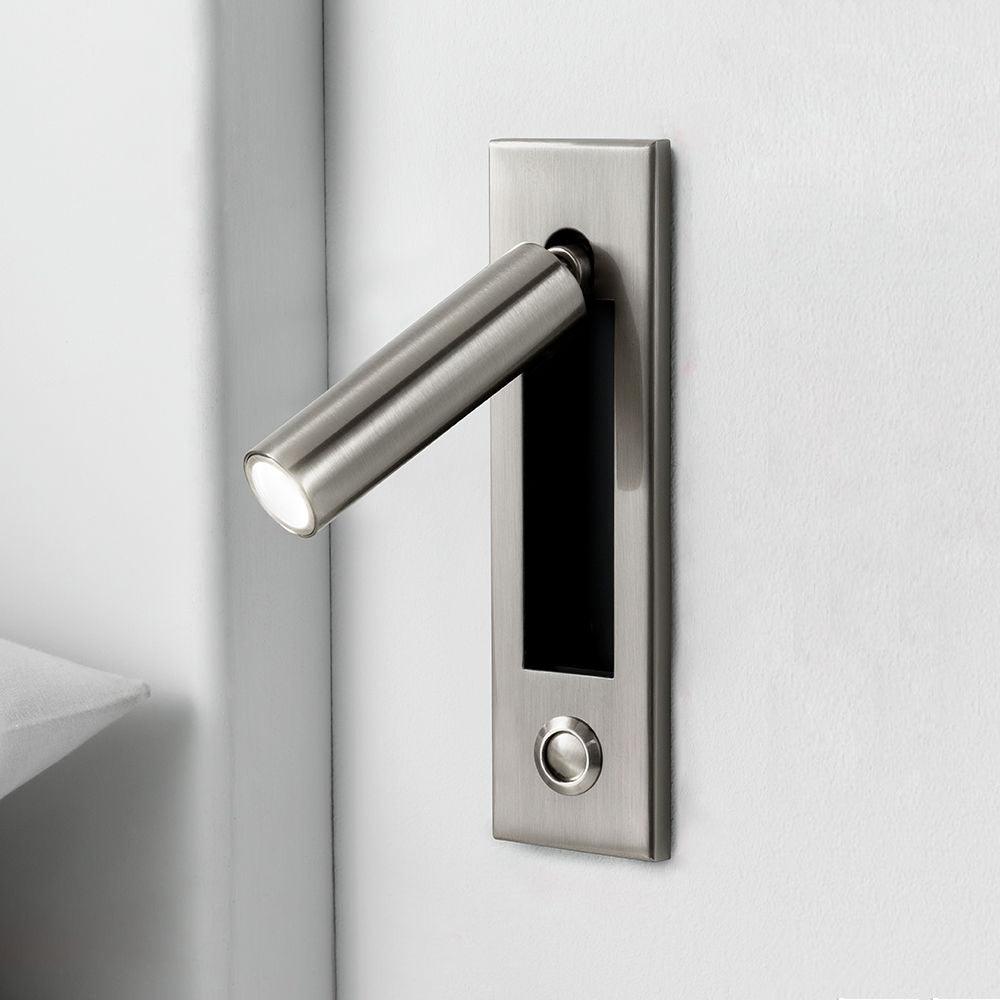 Flush Mount Sconce Adjustable Light Clean Minimalist Look - ML - 517 - 45 - Dia 5cm x H 17.8cm cylinder (Button switch)