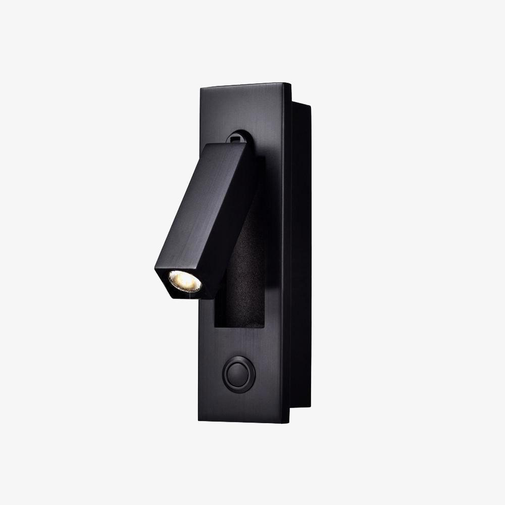 Flush Mount Sconce Adjustable Light Clean Minimalist Look - ML - 517 - 43 - Dia 5cm x H 17.8cm cylinder (Button switch)