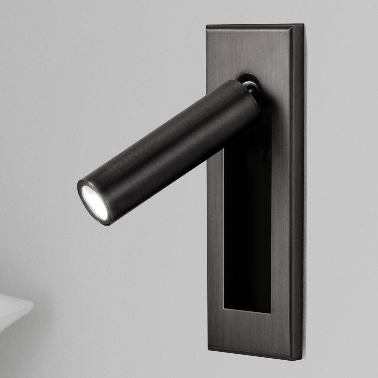Flush Mount Sconce Adjustable Light Clean Minimalist Look - ML - 517 - 13 - Dia 5cm x H 15.5cm cylinder (Hidden switch)