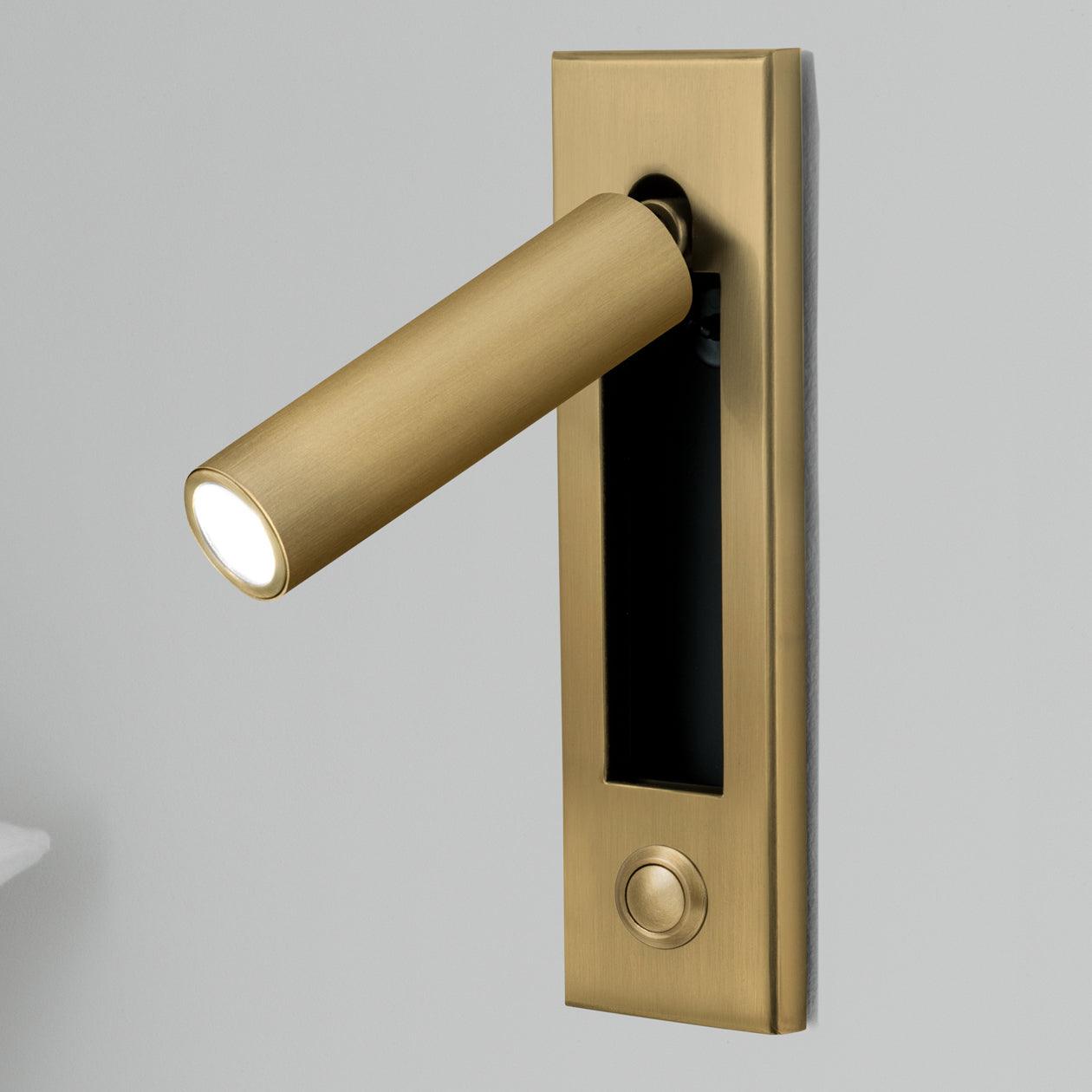 Flush Mount Sconce Adjustable Light Clean Minimalist Look - ML - 517 - 43 - Dia 5cm x H 17.8cm cylinder (Button switch)