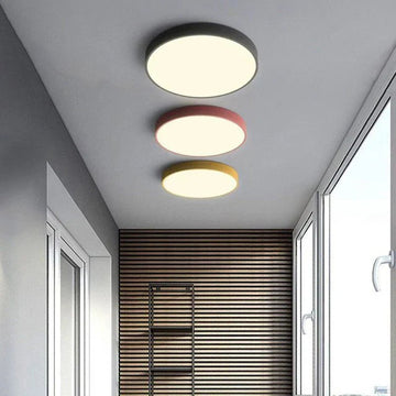 Adelaide Ceiling Lamp Macaron Colors Energy Efficient LED - Black