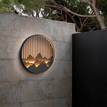 Kosciuszko Wall Light Outdoor Durable Gray Painted Frame - VKW - 230802144901 - ∅ 15.7″ x W 1.4″ / Dia 40cm x W 3.5cm