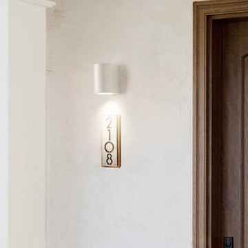 Adamaris Cement Outdoor Wall Lamp IP65 Waterproof Nordic - Black