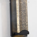 Jamara Outdoor Wall Lamp Black Body Waterproof Crystal - WV1261BKSensorWW - SENSOR