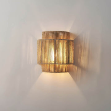 Sakura Wall Lamp Eco Friendly Materials Woven Rope Design - 200000795:29wall lamp;180:200002568Warm light -