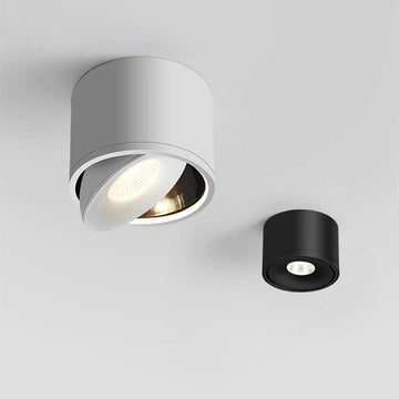 Paulina Surface Mounted Downlight 9W to 24W Rotatable - Black