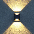 Livia Waterproof Wall Light Metal Construction Black Finish - 12cm