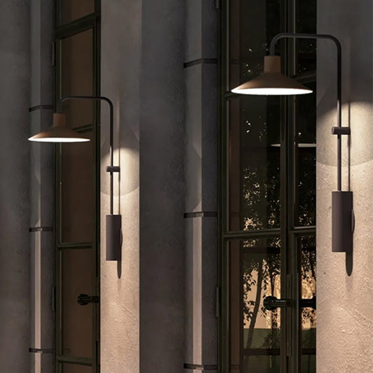 Lena Outdoor Wall Lamp Durable Elegant Stylish Lighting - Dark Coffee