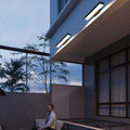Aurora Motion Sensor Outdoor Light Black Automatic Lighting - 40cm