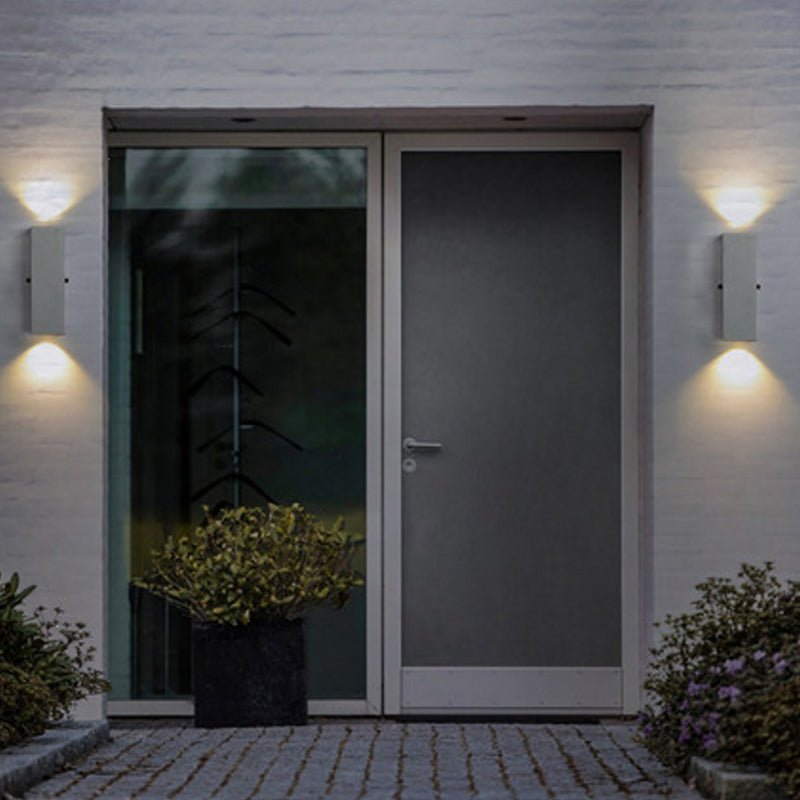 Alessia Cement LED Wall Lamp Outdoor Acrylic Durable - Medium 8cm x 26cm