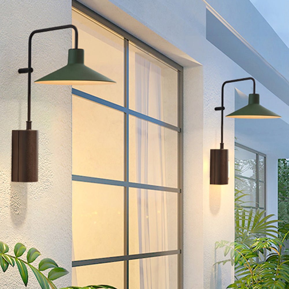 Lena Outdoor Wall Lamp Durable Elegant Stylish Lighting - Dark Coffee