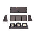 Fancy Modern LED Wall Lamp IP65 Waterproof Energy Efficient - Black
