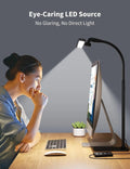 Triana Desk Lamp Flexible Gooseneck 5 Level Dimmable - White