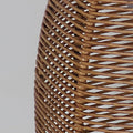 Sabrina Solar Garden Lamp Solar Powered Woven Rattan - 28cm x 42cm