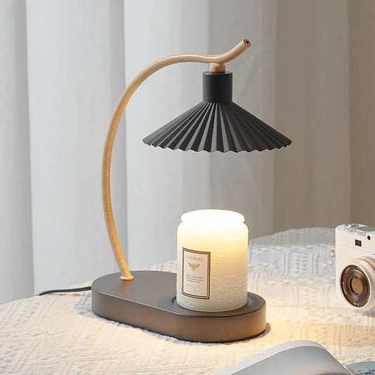 Vanessa Candle Warmer Lamp Multifunctional Elegant Design - Black