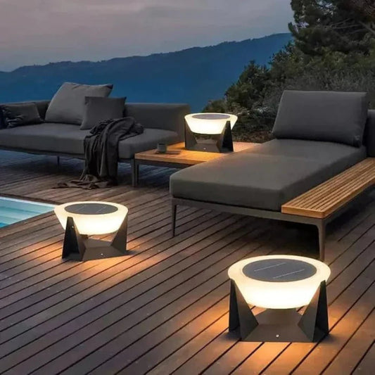 Solar Outdoor Lamp Powered By Solar Energy Eco Friendly - 