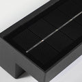 Mierna Solar LED Motion Sensor Wall Light Solar Powered - Black