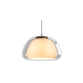 Soho Pendant Lamp Glass Dome Adjustable Cable Dining Areas - ø25cm
