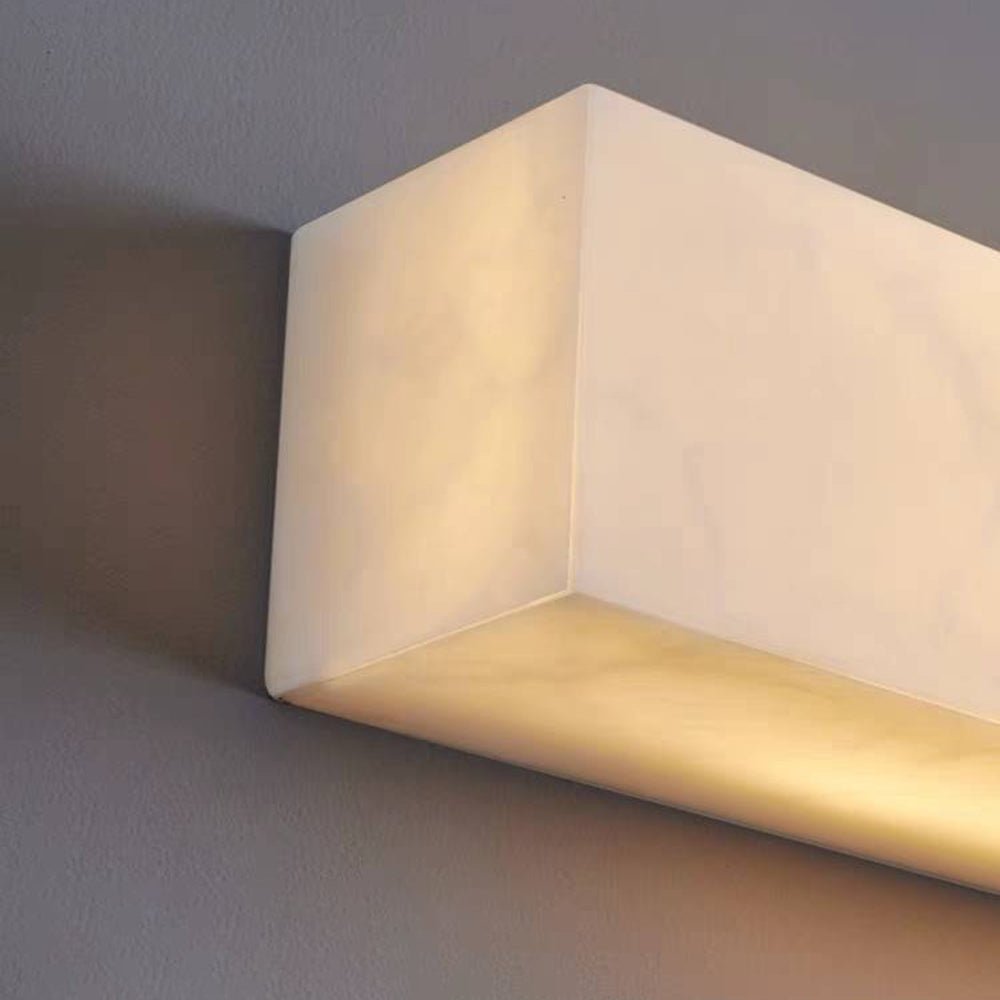 Alina Modern Outdoor Wall Lamp Rectangular Resin Durable - 60cm