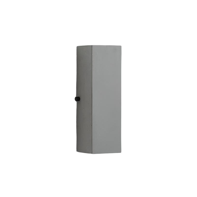Alessia Cement LED Wall Lamp Outdoor Acrylic Durable - Small 10cm x 8cm