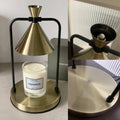 Leura Candle Warmer Lamp Stepless Dimming No Soot No Flame - Gold