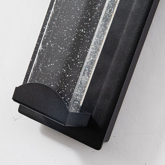 Jamara Outdoor Wall Lamp Black Body Waterproof Crystal - WV1261BKSteadyWW - STEADY
