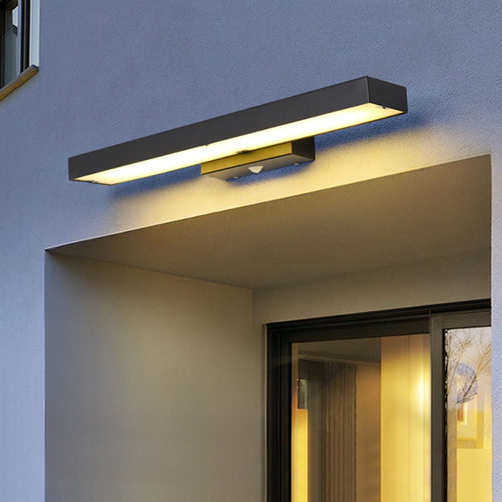 Aurora Motion Sensor Outdoor Light Black Automatic Lighting - 50cm