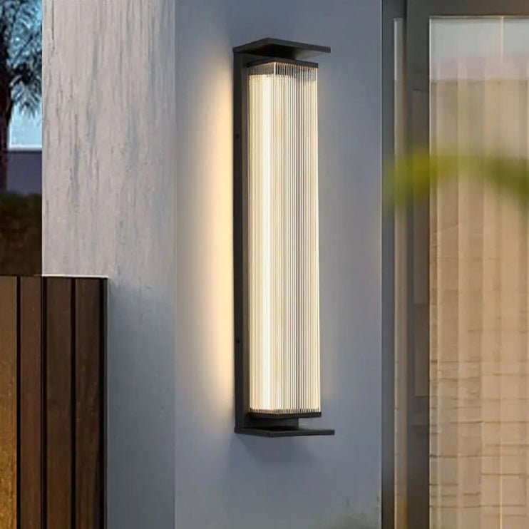 Fionna Modern Outdoor Wall Light IP65 Waterproof LED - Black