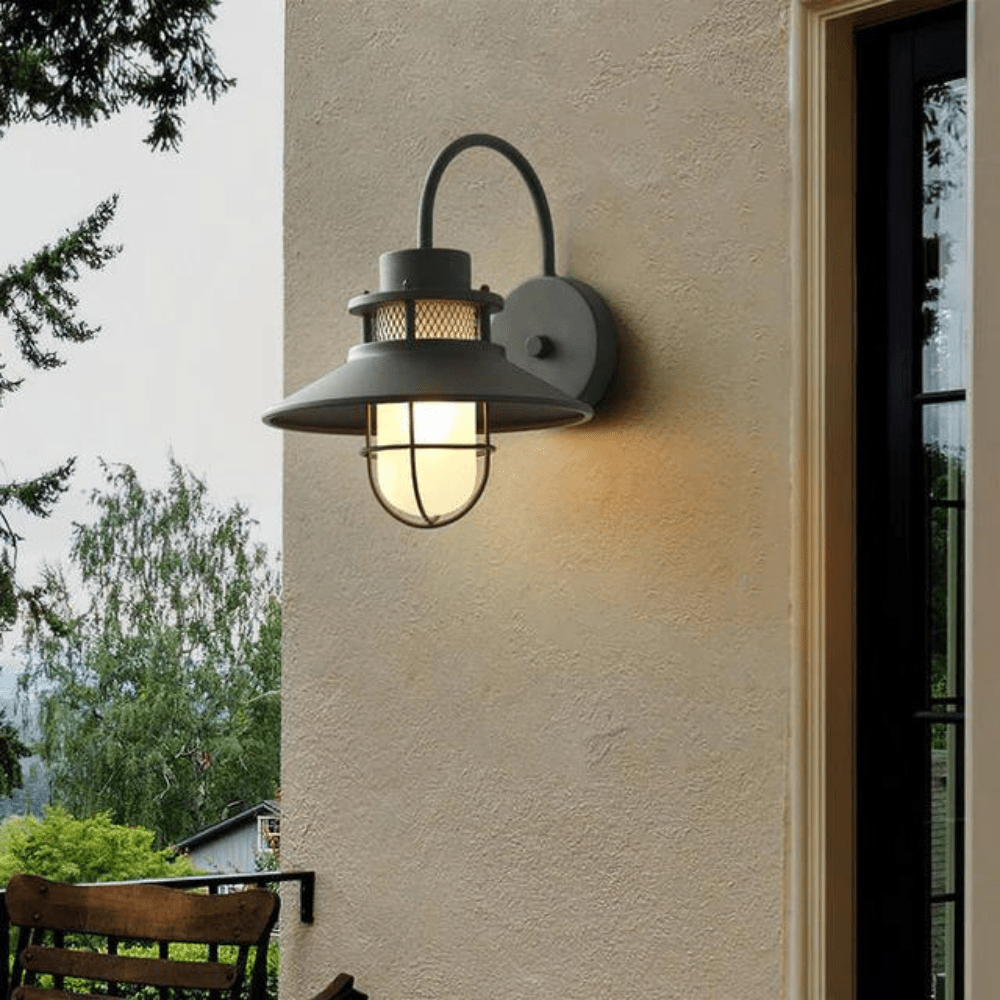 Gianna Outdoor Wall Light Vintage Aesthetics Led Compatible - LIOR1883CLE - Black
