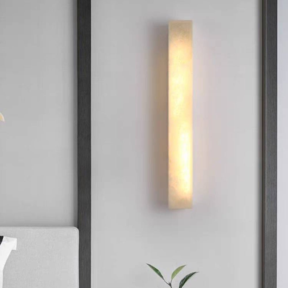 Alina Modern Outdoor Wall Lamp Rectangular Resin Durable - 60cm