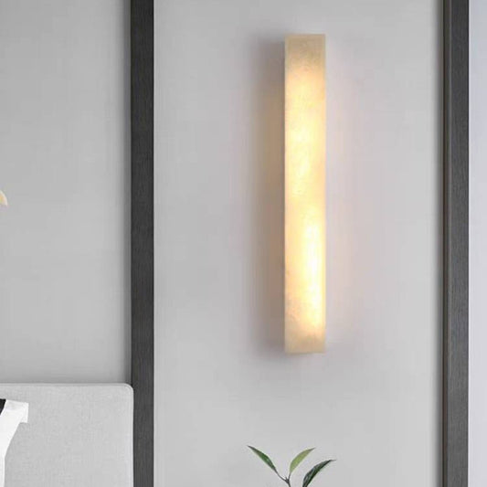 Alina Modern Outdoor Wall Lamp Rectangular Resin Durable - 60cm