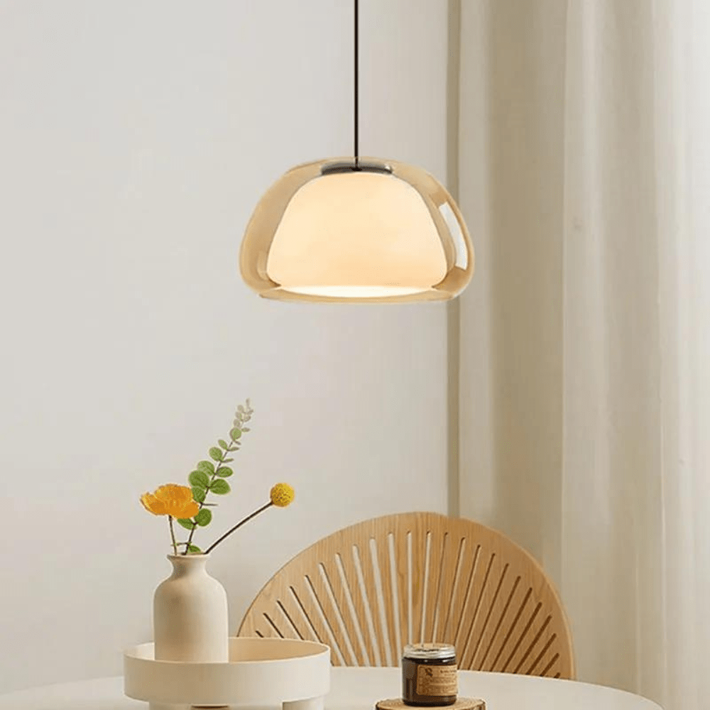 Soho Pendant Lamp Glass Dome Adjustable Cable Dining Areas - ø25cm