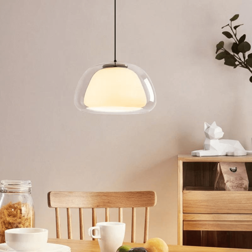 Soho Pendant Lamp Glass Dome Adjustable Cable Dining Areas - ø25cm