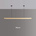 Catalina Pendant Light Pine And Black Walnut LED White Shade - Pine A
