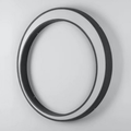 Alessia Outdoor Wall Lamp Ring Moon Inspired LED Lighting - 40cm