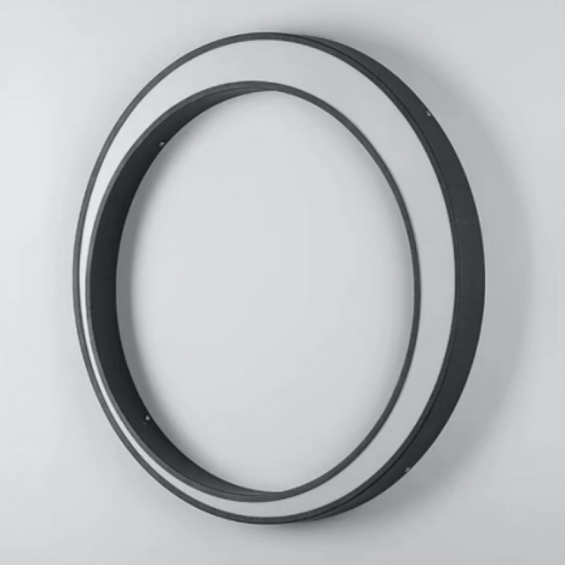 Alessia Outdoor Wall Lamp Ring Moon Inspired LED Lighting - 40cm