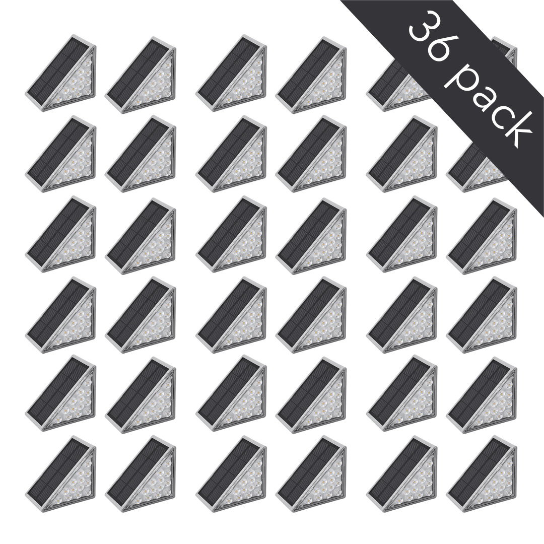 StairGlow™ – Solar Stair Lights - 36Pack - StepLights - 36 Pack
