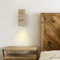 Tomoshibi Travertine Wall Lamp Japandi Inspired Warm Glow - Outdoor Square