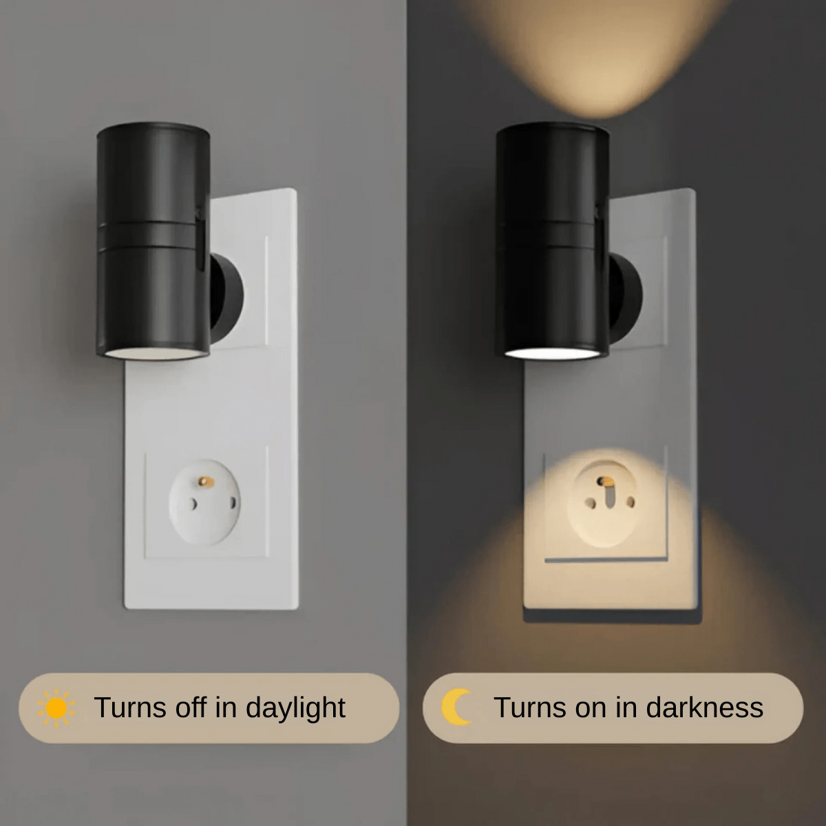 LumiPlug™ – Smart Plug - In Night Light with Dusk Sensor - Aora-1 - 1× LumiPlug™