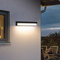 Mierna Solar LED Motion Sensor Wall Light Solar Powered - Black