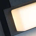 Mierna Solar LED Motion Sensor Wall Light Solar Powered - Black
