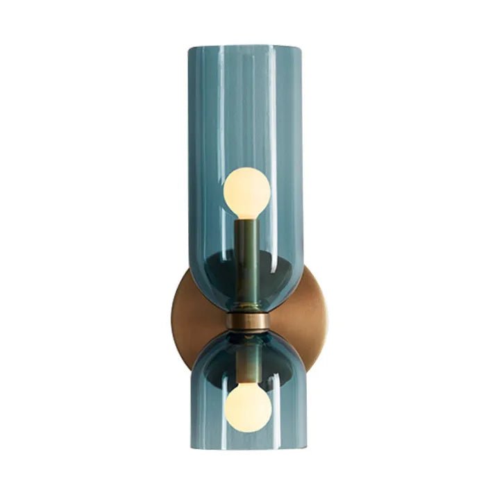 Bello Wall Lamp Two Glass Shades Energy Efficient LED - White