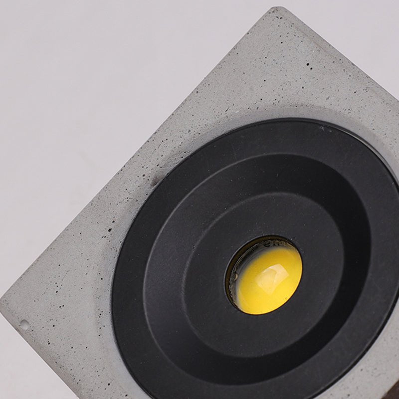 Alessia Cement LED Wall Lamp Outdoor Acrylic Durable - Medium 8cm x 26cm