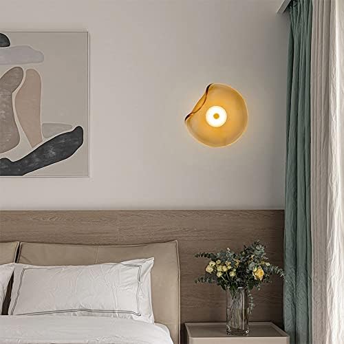 Brise Wall Light Amber Smoked Glass Shade American Inspired - Amber