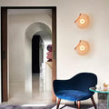 Brise Wall Light Amber Smoked Glass Shade American Inspired - Amber
