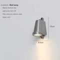 Elijah Outdoor LED Wall Lamp Modern Minimalist Style LED - Silver