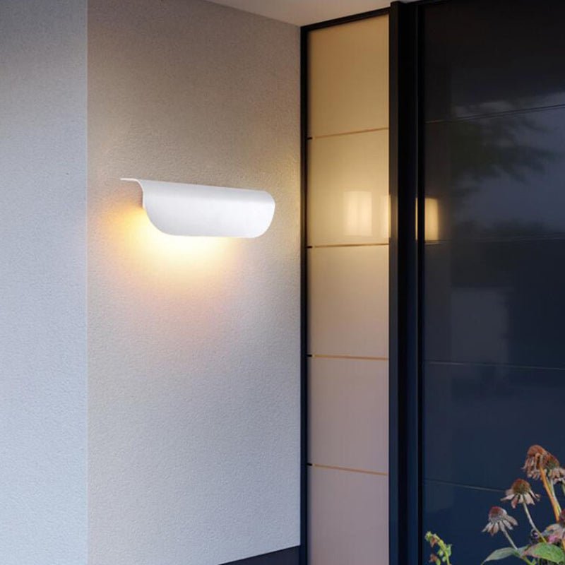 Vera LED Wall Lamp Waterproof Curved Structure Indoor - White